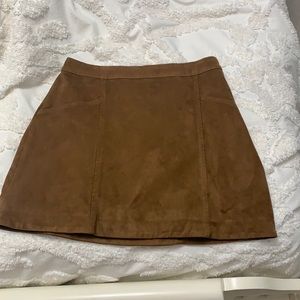 Abercrombie and Fitch Suede skirt🤎